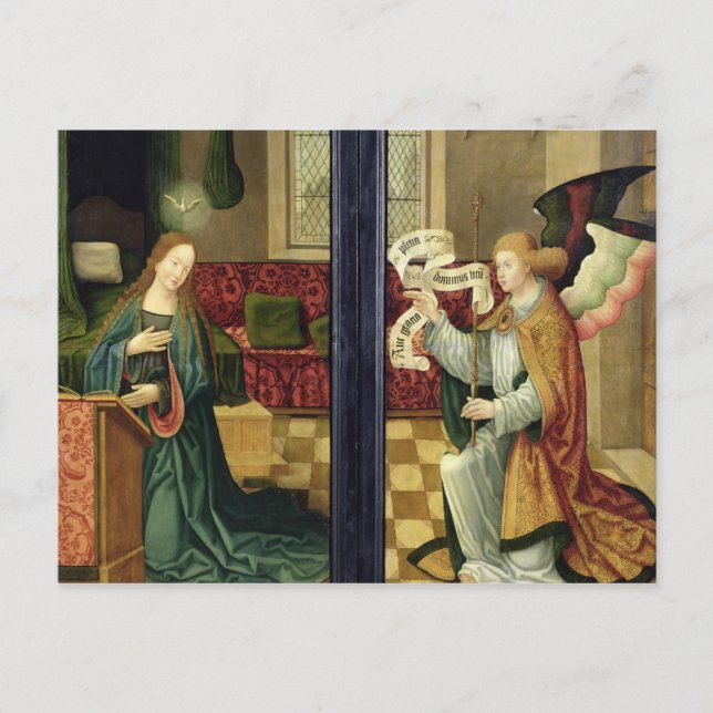 Die Ankündigung der Kölner Schule Postkarte (Vorderseite)