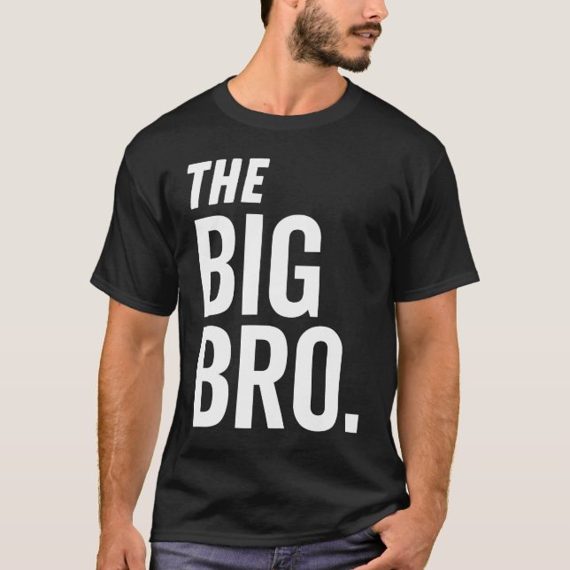 Die Ankündigung des Big Bro Brother Sibling Family T-Shirt (Vorderseite)