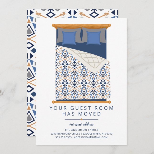 Die Ankündigung des Umzugszimmers (Vorne/Hinten)