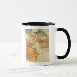 Die Ankündigung, Detail des Erzengels Tasse
