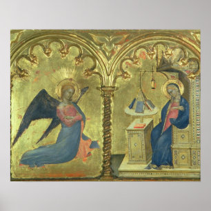 Die Ankündigung, Detail von einem darstellenden Poster