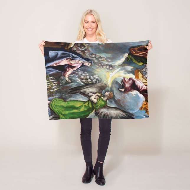 Die Ankündigung El Greco Fleecedecke (Beispiel)