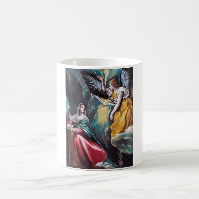 Die Ankündigung, El Greco Kaffeetasse (Mittel)