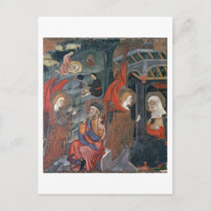 Die Ankündigung mit den Hirten, Käse zu backen Postkarte