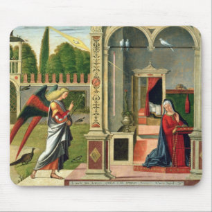 Die Ankündigung (Öl auf Platte) 2 Mousepad