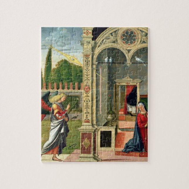 Die Ankündigung (Öl auf Platte) 2 Puzzle (Vertikal)