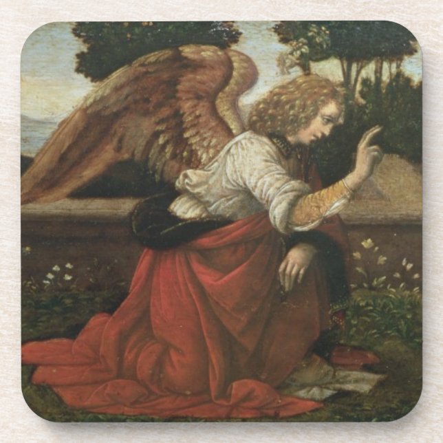 Die Ankündigung, Predellaplatte von einem Getränkeuntersetzer (Vorderseite)