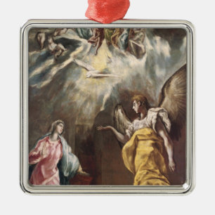 Die Ankündigung Silbernes Ornament