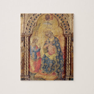 Die Ankündigung (Teil polyptych) (Öl auf Platte Puzzle