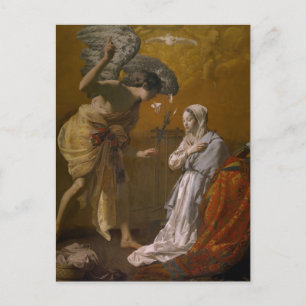 Die Ankündigung von Hendrick ter Brugghen Postkarte
