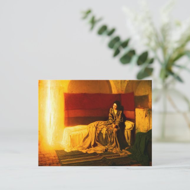 Die Ankündigung von Henry Ossawa Tanner (Stehend Vorderseite)