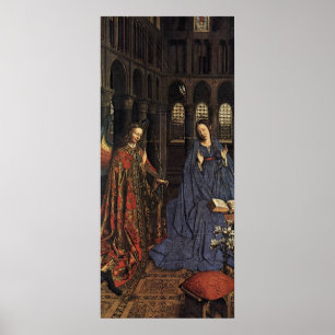 Die Ankündigung von Jan van Eyck Poster