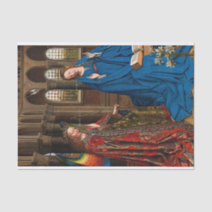 Die Ankündigung von Jan van Eyck Seidenpapier