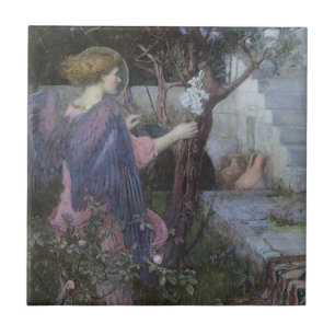 Die Ankündigung von John William Waterhouse Fliese