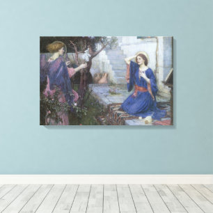 Die Ankündigung von John William Waterhouse Leinwanddruck