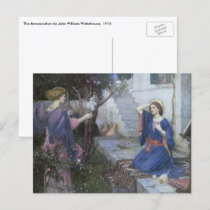 Die Ankündigung von John William Waterhouse Postkarte