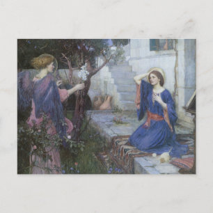 Die Ankündigung von John William Waterhouse Postkarte