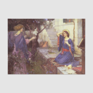 Die Ankündigung von John William Waterhouse Seidenpapier