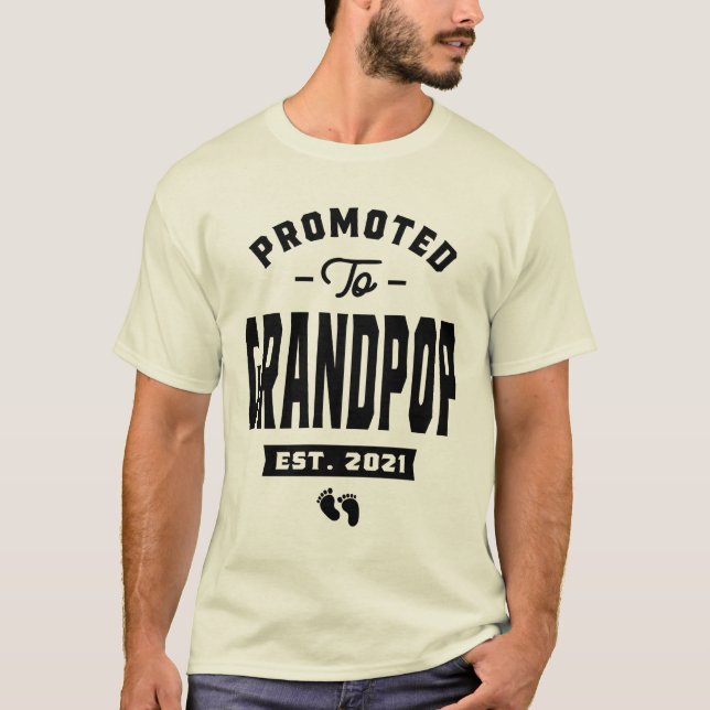 Die Ankündigung von Mens für die Großschwangerscha T-Shirt (Vorderseite)