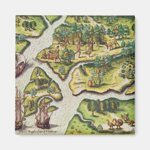 Die Ankunft der Franzosen in Port Royal Magnet