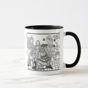 Die Ankunft der Seine Majestät Charles (1600-49) Tasse