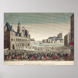 Die Ankunft des Herzogs von Orleans Poster