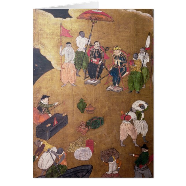 Die Ankunft des Portugiesen in Japan (Vorne)