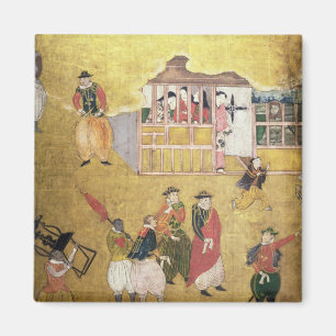 Die Ankunft des Portugiesen in Japan 2 Magnet