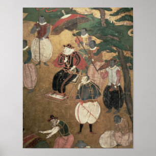 Die Ankunft des Portugiesen in Japan Poster