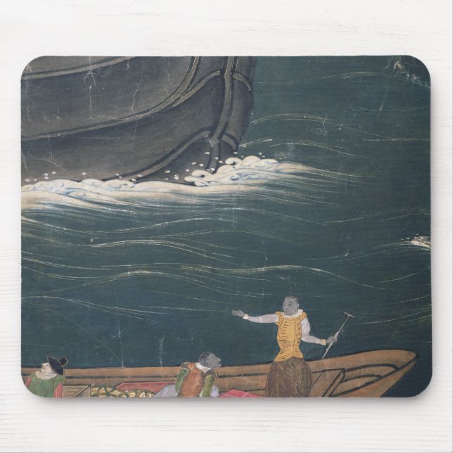 Die Ankunft des portugiesischen Japans, kleine Mousepad (Vorne)
