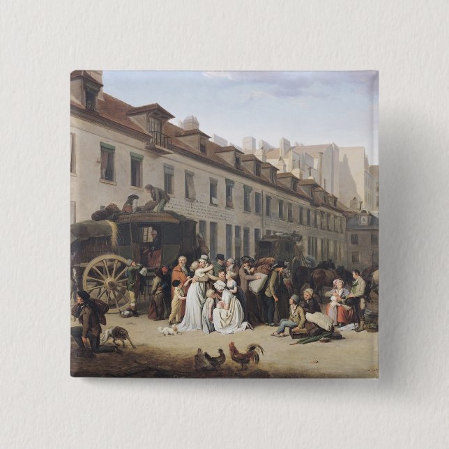 Die Ankunft eines Stagecoach am Terminus Button (Vorderseite)