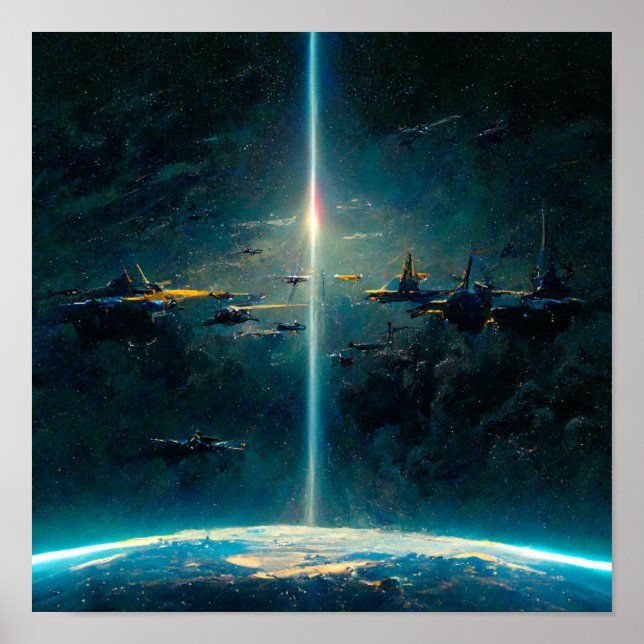 Die Ankunft Poster (Vorne)