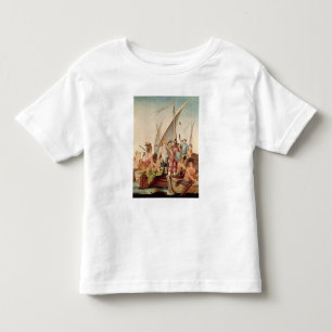 Die Ankunft von Hernando Cortes in Mexiko Kleinkind T-shirt