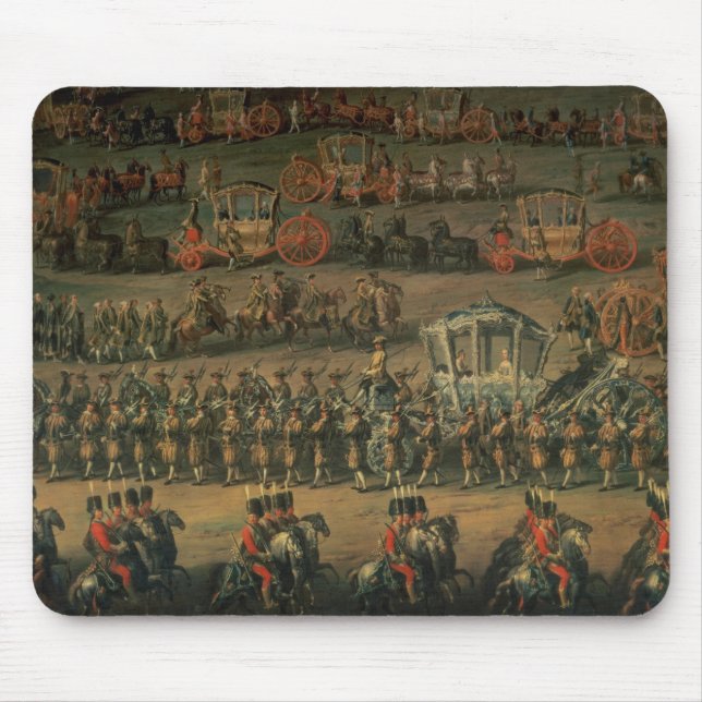 Die Ankunft von Isabella von Parma Mousepad (Vorne)