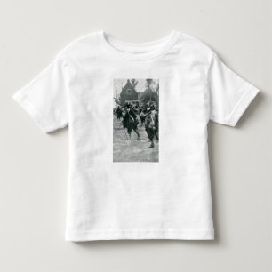 Die Ankunft von Stuyvesant in New Amsterdam Kleinkind T-shirt