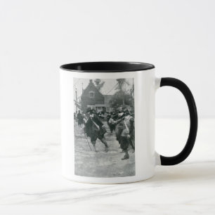 Die Ankunft von Stuyvesant in New Amsterdam Tasse