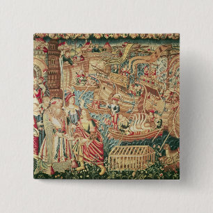 Die Ankunft von Vasco da Gama in Kalkutta Button