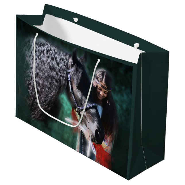 DIE ANLEIHE - Geschenktasche Große Geschenktüte (Vorderseite Schrägansicht)