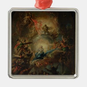 Die Annahme, c.1695 Silbernes Ornament