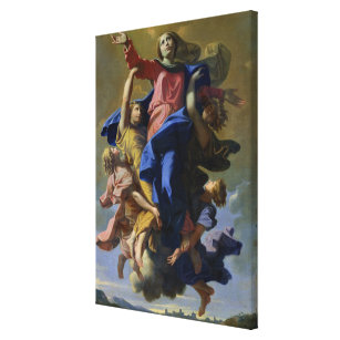 Die Annahme der Jungfrau, 1649-50 Leinwanddruck