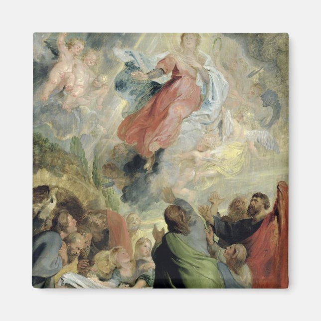 Die Annahme der Jungfrau Mary Magnet (Vorne)