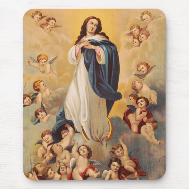 Die Annahme der Jungfrau Mary Mousepad (Vorne)