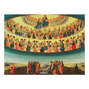 Die Annahme der Jungfrau Mary Poster