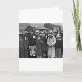 Die Ansammlung auf Halloween Karte