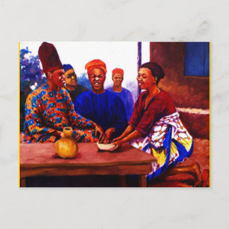 DIE ANSAMMLUNG VON MOJISOLA A GBADAMOSI OKUBULE ÖL POSTKARTE