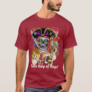 Die Ansicht-Andeutungen Piraten-Lafitte aller T-Shirt
