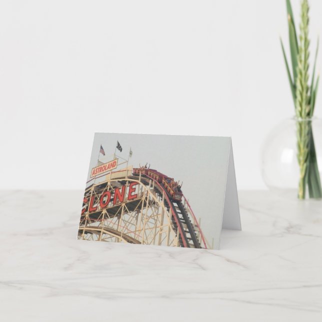 "Die Ansicht von der Spitzen" leeren Karte (Vorderseite)