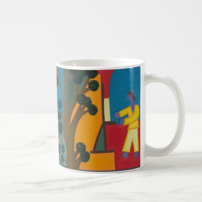 Die Ansicht von meinem ehemaligen Studio 2011 Tasse (Rechts)