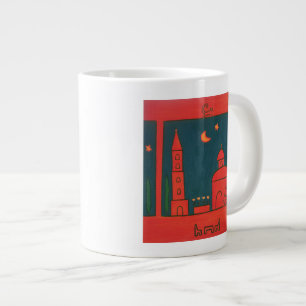 Die Ansicht von Santo Spirito 2002 Jumbo-Tasse