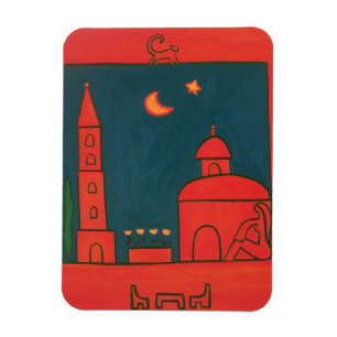 Die Ansicht von Santo Spirito 2002 Magnet